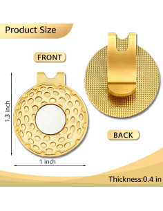 Clip Magnético para Gorra de Golf GEYGIE GHC con Marcador 2