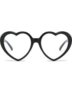 Gafas NIDOVIX Lente Claro Corazón Vintage Rojas Mujeres 2