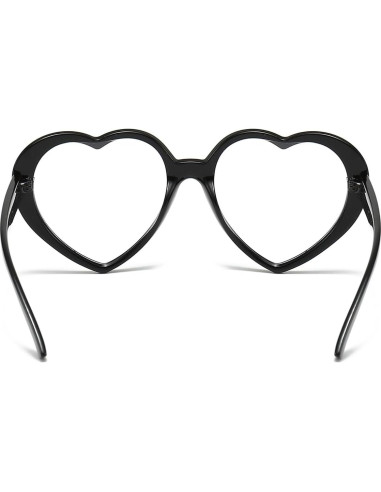 Gafas NIDOVIX Lente Claro Corazón Vintage Rojas Mujeres