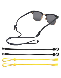 4 Correas Ajustables para Gafas OPUGIT - Silicona Anticaída