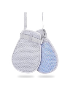 Mittens de restricción médica WONDSIGHIN 2 piezas gris