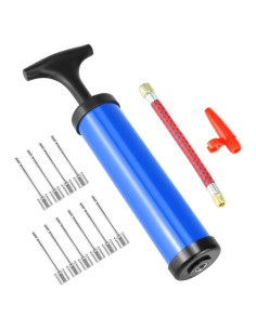 Bomba de Balón QWORK WD32864 con 10 Agujas y Manguera