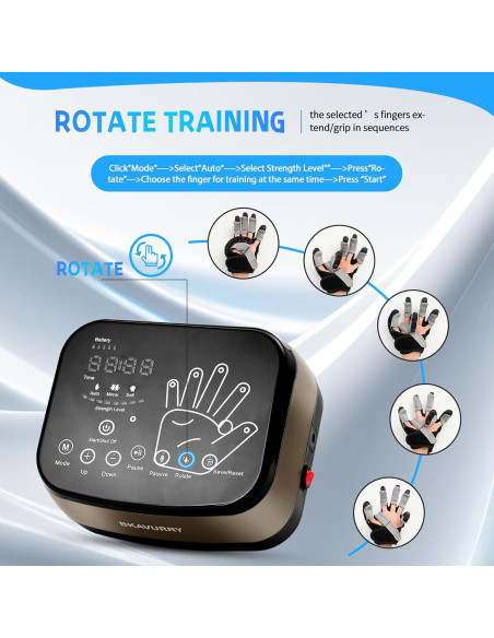 Guantes Robot Rehabilitación Marca X Mano Izquierda XL