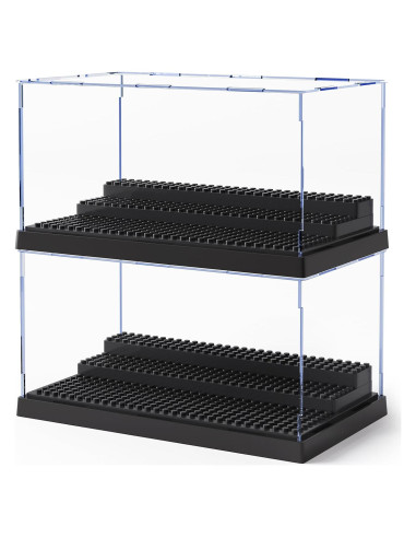 Estuche de Exhibición Mlikero para Minifiguras - Paquete de 2