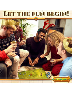 10 Tapetes de Juego DND EverGame 22x26 cm + 140 Stickers 2