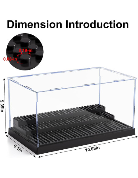 Estuche de Exhibición Mlikero para Minifiguras - Paquete de 2