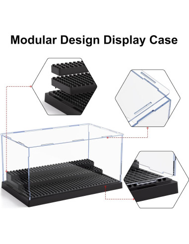 Estuche de Exhibición Mlikero para Minifiguras - Paquete de 2