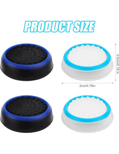 4 Tapas de Joystick de Silicona PEUTIER para PS4 PS5 Xbox 2