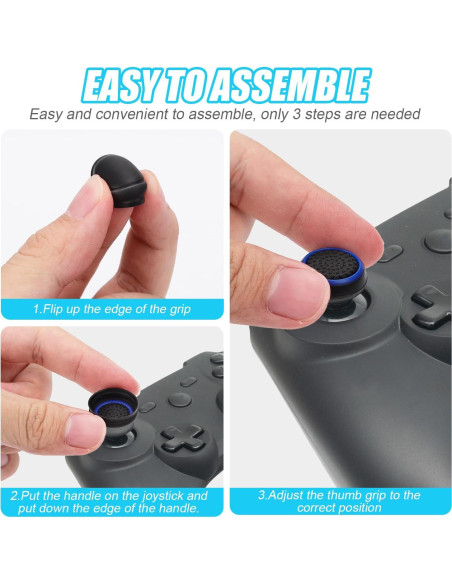 4 Tapas de Joystick de Silicona PEUTIER para PS4 PS5 Xbox