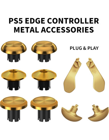 Palancas Metálicas CHARM FOCUS para Controlador PS5 Edge