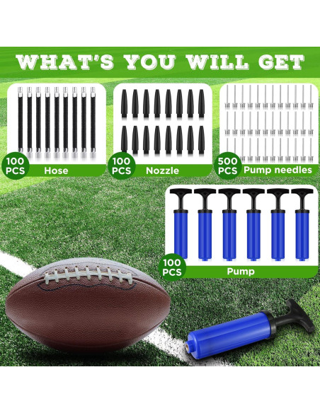 Bomba de Aire Fumete 100 Juegos con Agujas y Manguera 17 cm