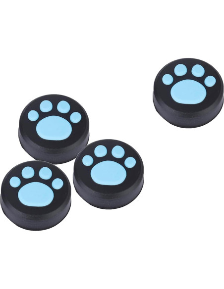 Patas de Gato Silicona Hakeeta para Joystick PS4/PS3/Switch Pro - 4 Colores