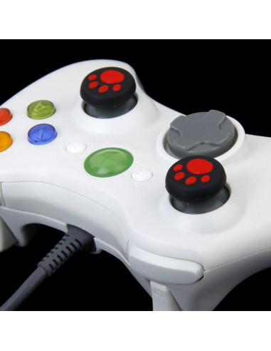 Tapa de Agarre de Pulgar Silicona Rojo Ambertown para Joystick