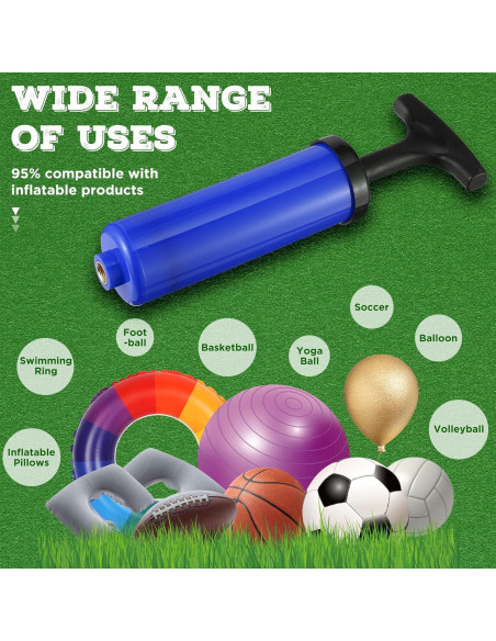 Bomba de Aire Fumete 100 Juegos con Agujas y Manguera 17 cm
