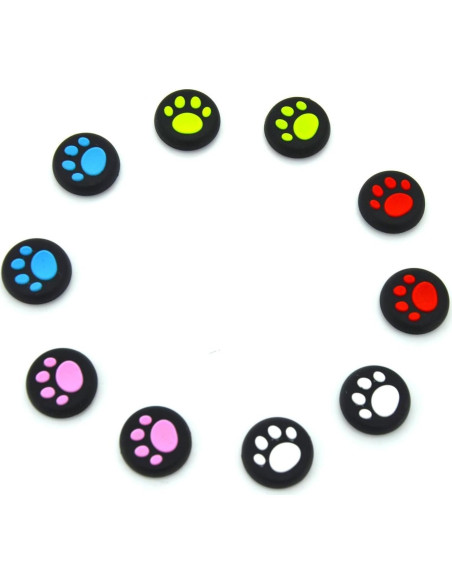 Tapa de Agarre de Pulgar Silicona Rojo Ambertown para Joystick