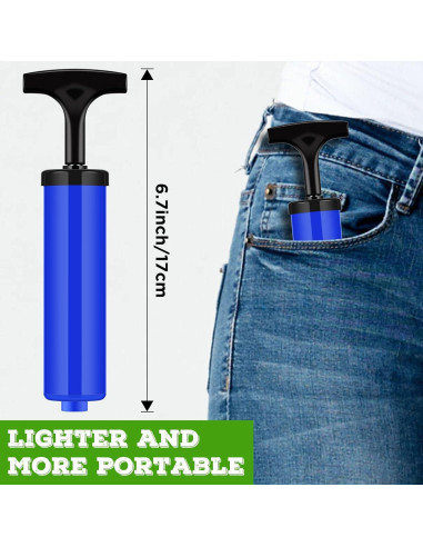 Bomba de Aire Fumete 100 Juegos con Agujas y Manguera 17 cm