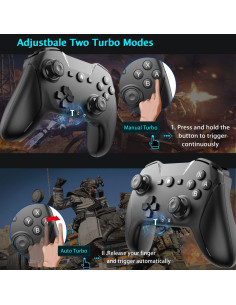 Controlador Bluetooth UNIHOW para Switch y PC - Inalámbrico 2