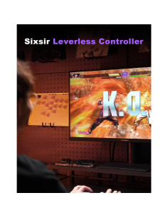 Controlador de Arcade SIRSIX B16 - 16 Teclas RGB USB Tipo C 2