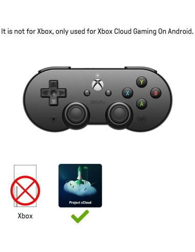 Controlador Bluetooth 8Bitdo Sn30 Pro para Móvil y iOS