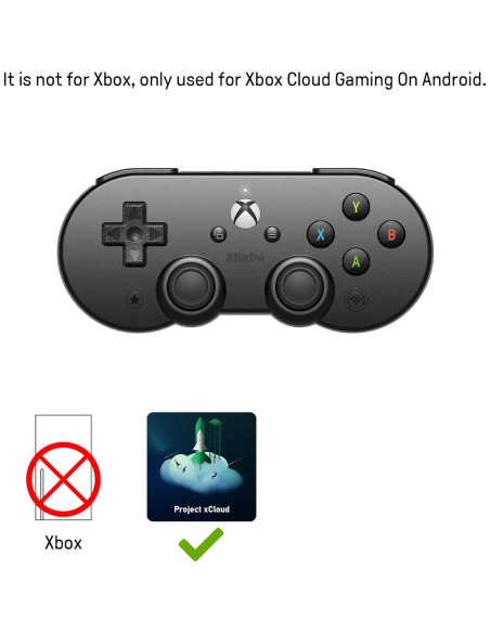 Controlador Bluetooth 8Bitdo Sn30 Pro para Móvil y iOS