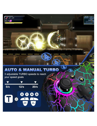 Controlador Gammeefy Pro Inalámbrico para Nintendo Switch