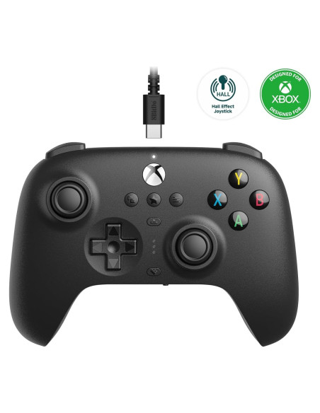 Controlador 8Bitdo Ultimate para Xbox - Joysticks Hall Negro