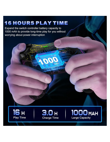 Controlador Gammeefy Pro Inalámbrico para Nintendo Switch