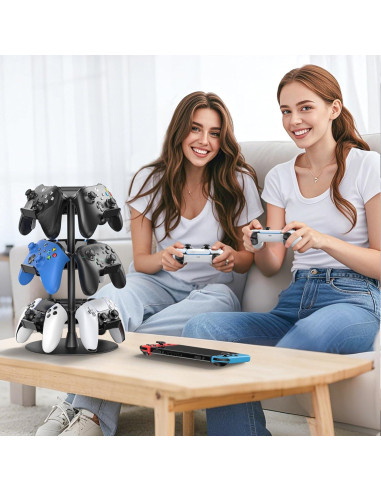 Soporte para Auriculares Kosker 3 Niveles Negro 32.3 cm