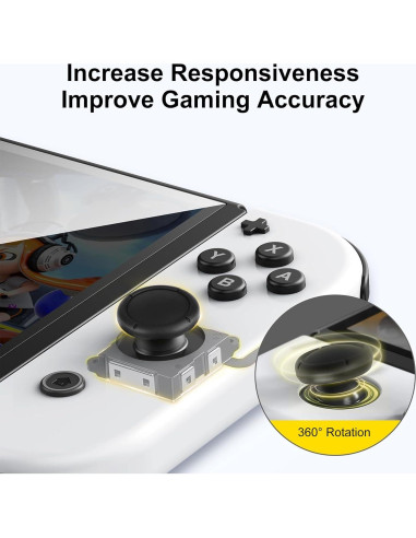 Reemplazo Joystick Analógico Linkstyle para Nintendo Switch Lite - 6 Piezas