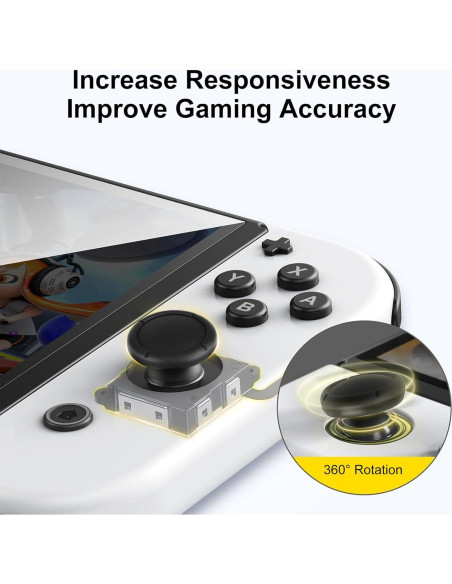 Reemplazo Joystick Analógico Linkstyle para Nintendo Switch Lite - 6 Piezas