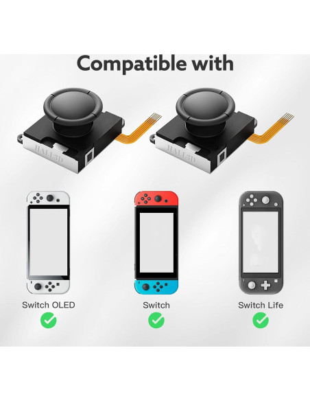 Joystick Joycon Bronal Sin Deriva para Nintendo Switch
