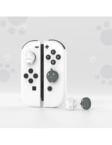 Tapas de Joystick PlayVital Gatito Bonito para Switch