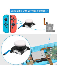 Reemplazo Joystick Joycon 4 Pack JAOYSTII Analógico 3D 2