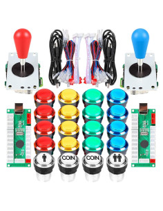 Kit Arcade DIY 2 Jugadores EG Starts con Joystick y LED