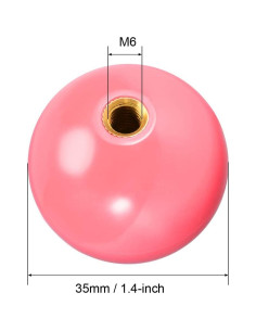 Joystick Bola Superior uxcell 35mm Rosa Repuesto Arcade 2