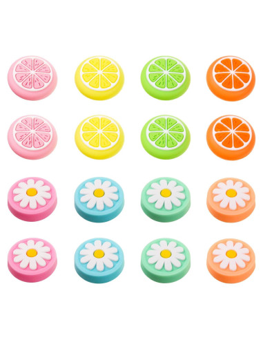 Tapones de Agarre Silicona Sumind 16 Piezas para Nintendo Switch