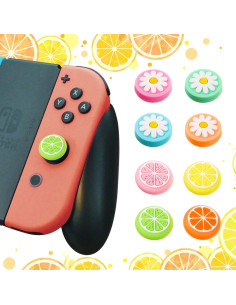 Tapones de Agarre Silicona Sumind 16 Piezas para Nintendo Switch 2