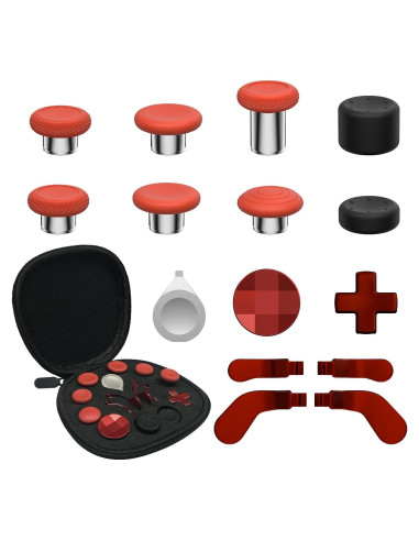 Kit Reemplazo Joysticks Metálicos Charm Focus 16-en-1 Xbox Elite