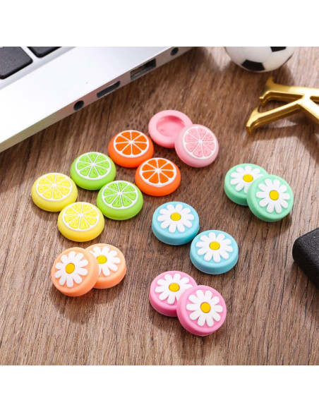 Tapones de Agarre Silicona Sumind 16 Piezas para Nintendo Switch