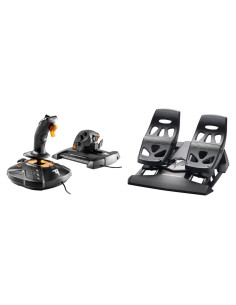 Pedales de Vuelo Thrustmaster TFRP + Joystick T16000M FCS