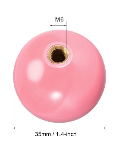Joystick Bola Superior uxcell 35mm Rosa 2 Piezas para Arcade 2
