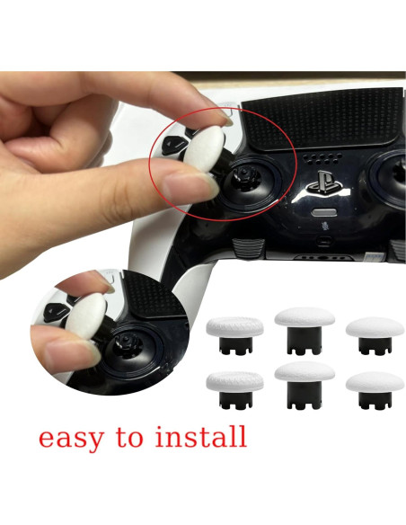 Repuestos Controlador PS5 Peixiong 10 en 1 Blanco