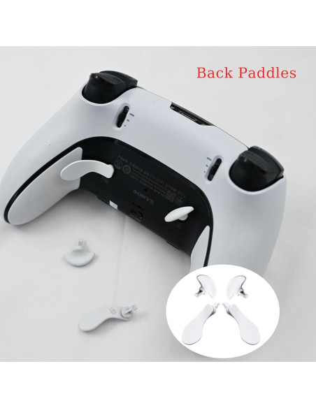 Repuestos Controlador PS5 Peixiong 10 en 1 Blanco