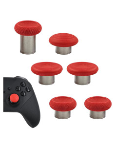 Palancas Magnéticas Metal 6 en 1 Xbox Elite Series 2 Rojo