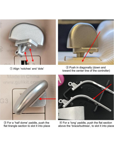 Controlador AKNES GuliKit KK3 Pro Inalámbrico - Negro