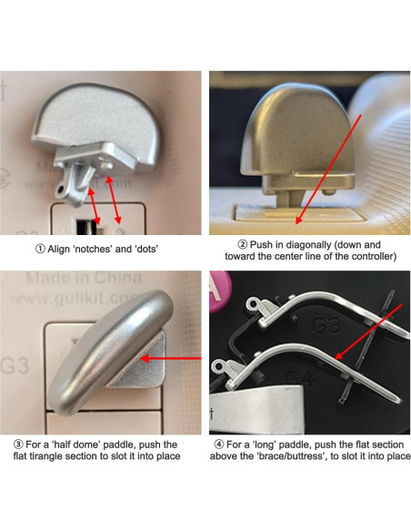 Controlador AKNES GuliKit KK3 Pro Inalámbrico - Negro