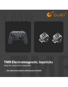 Reemplazo Joysticks Electromagnéticos Gulikit TMR para Switch Pro 2