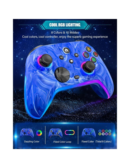 Controlador Inalámbrico KINGLINE para Nintendo Switch, 1200mAh