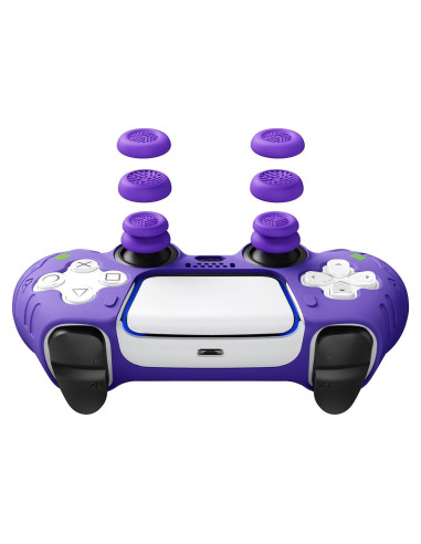 Empuñaduras de Silicona JEMDO para Joysticks PS5/PS4/Switch Pro - 6 Piezas