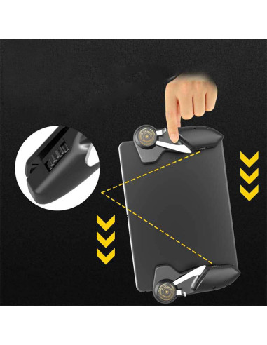 Controlador de Juego Móvil HMHAMA con Joystick 6 Dedos para iPad
